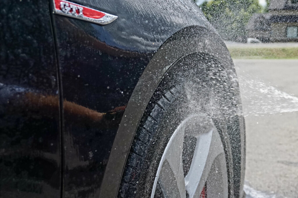tucker ga deep wheel tire cleaning mobile car detailer on vw gti